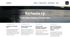 Desktop Screenshot of kerkesix.fi